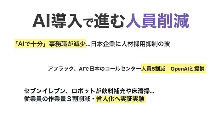 ビジネス系単価の比較票。生成AIを学ぶ人と学ばない人の報酬単価が3倍以上変わっている図